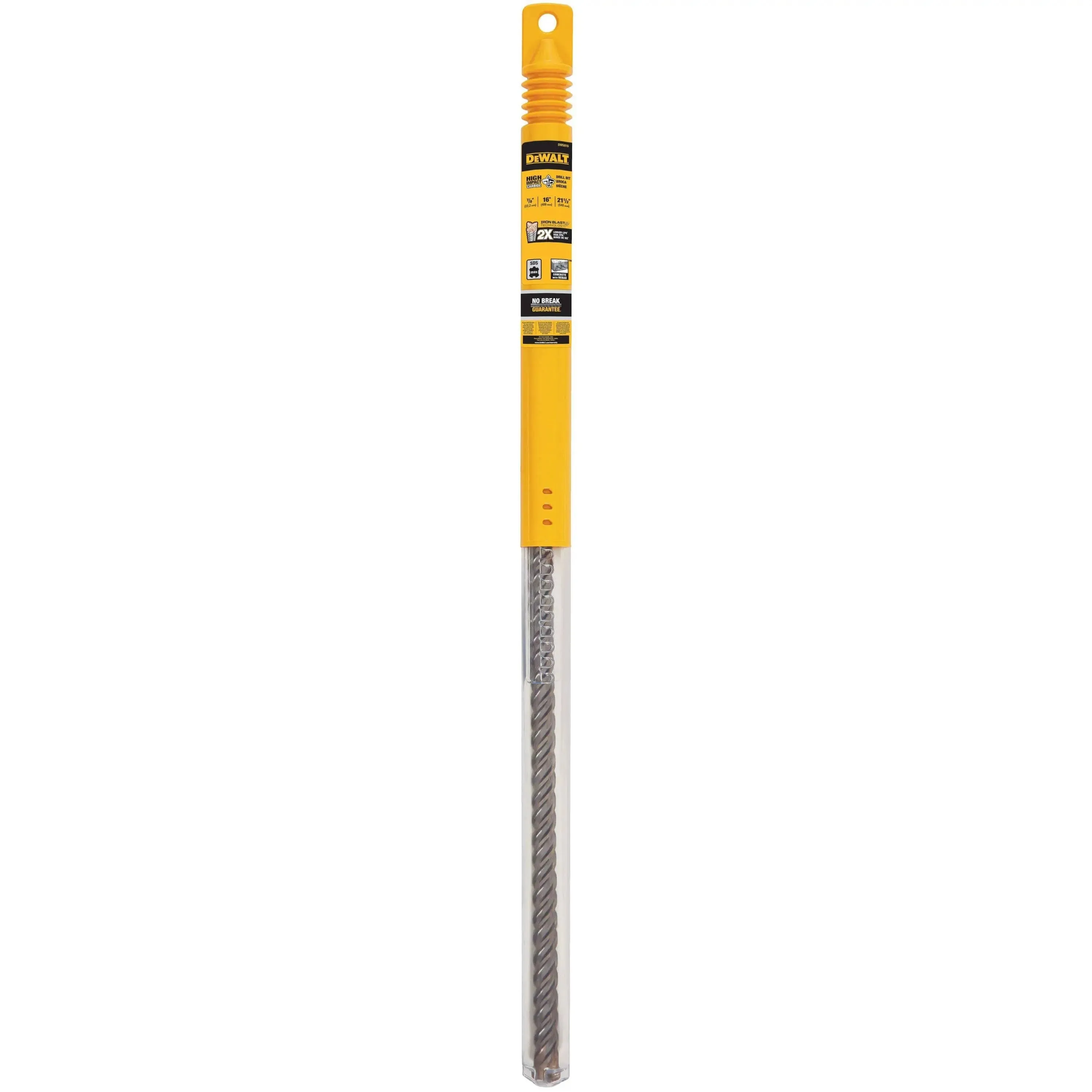 DeWalt ELITE SERIES 1-3/8" x 24" x 29" 4-Cutter SDS MAX Rotary Hammer Drill Bit