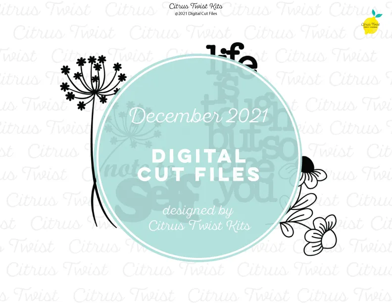 Digital Cut file - NOTE TO SELF - December 2021