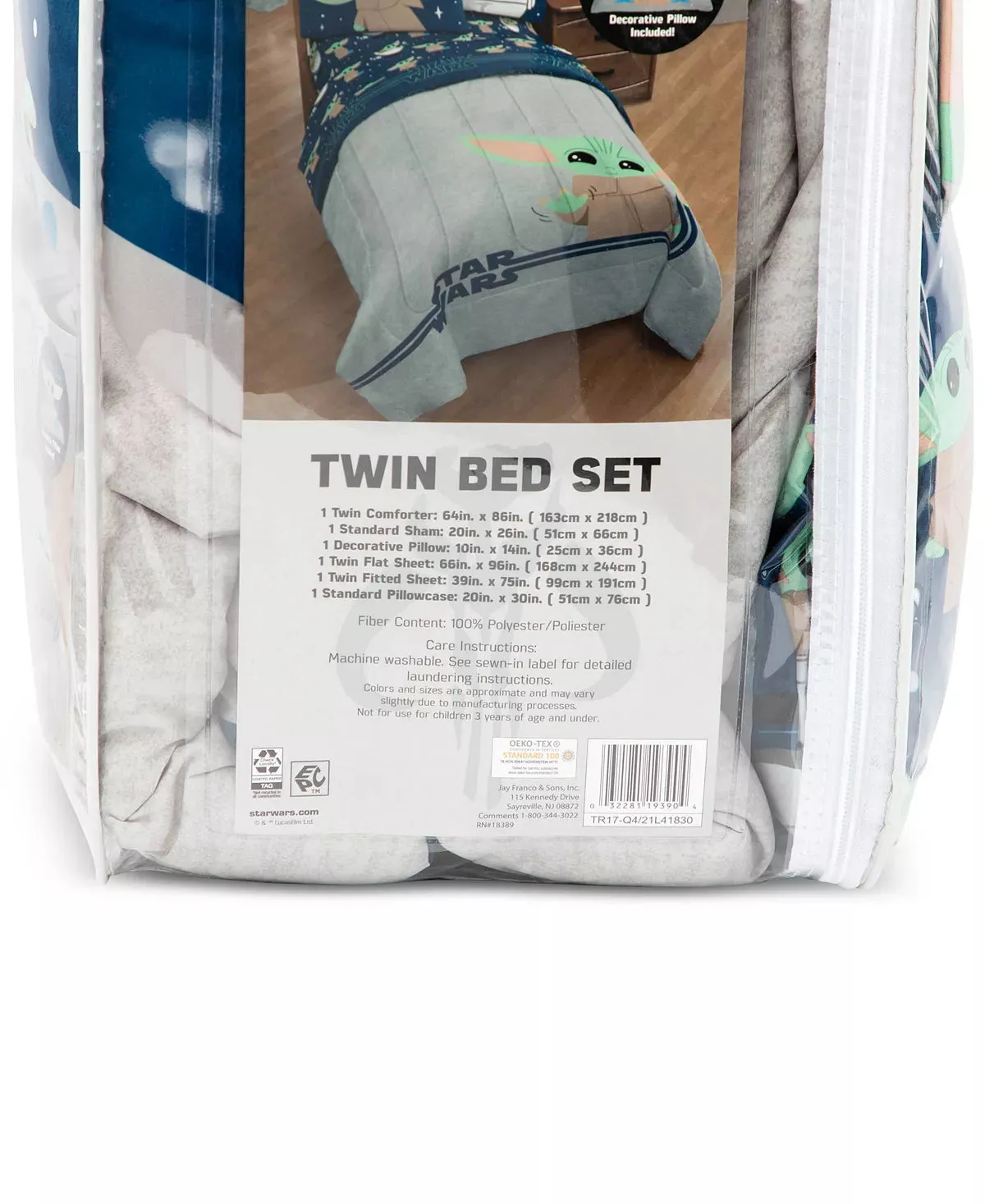 Disney Star Wars Hello Grogu 6-Pc. Twin Comforter Set - Multi