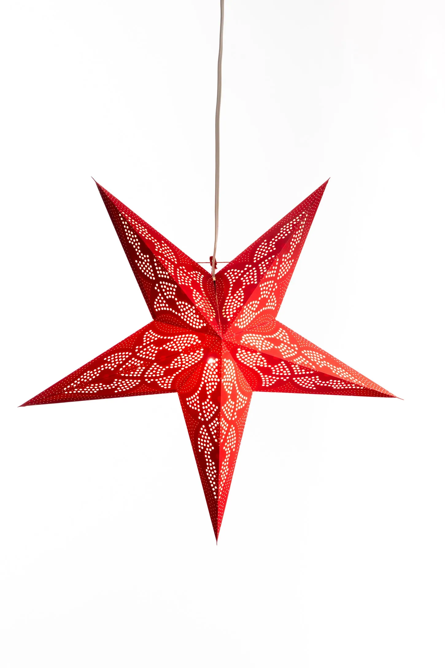 Dotted Decorative Star Paper Lantern