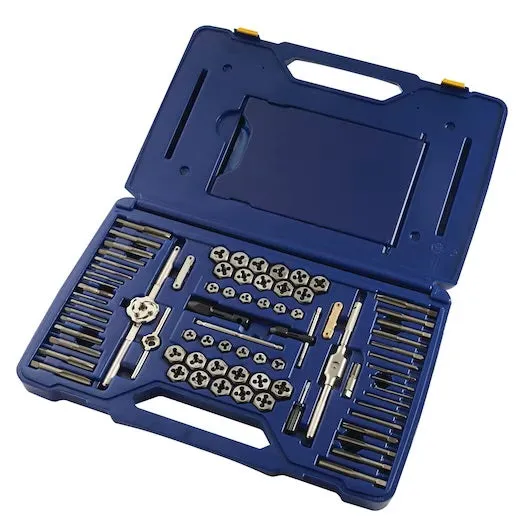 Drill Bit Set - Irwin® 117-pc Machine Screw / Fractional / Metric Tap & Hex Die and Drill Bit Deluxe Set, 26377