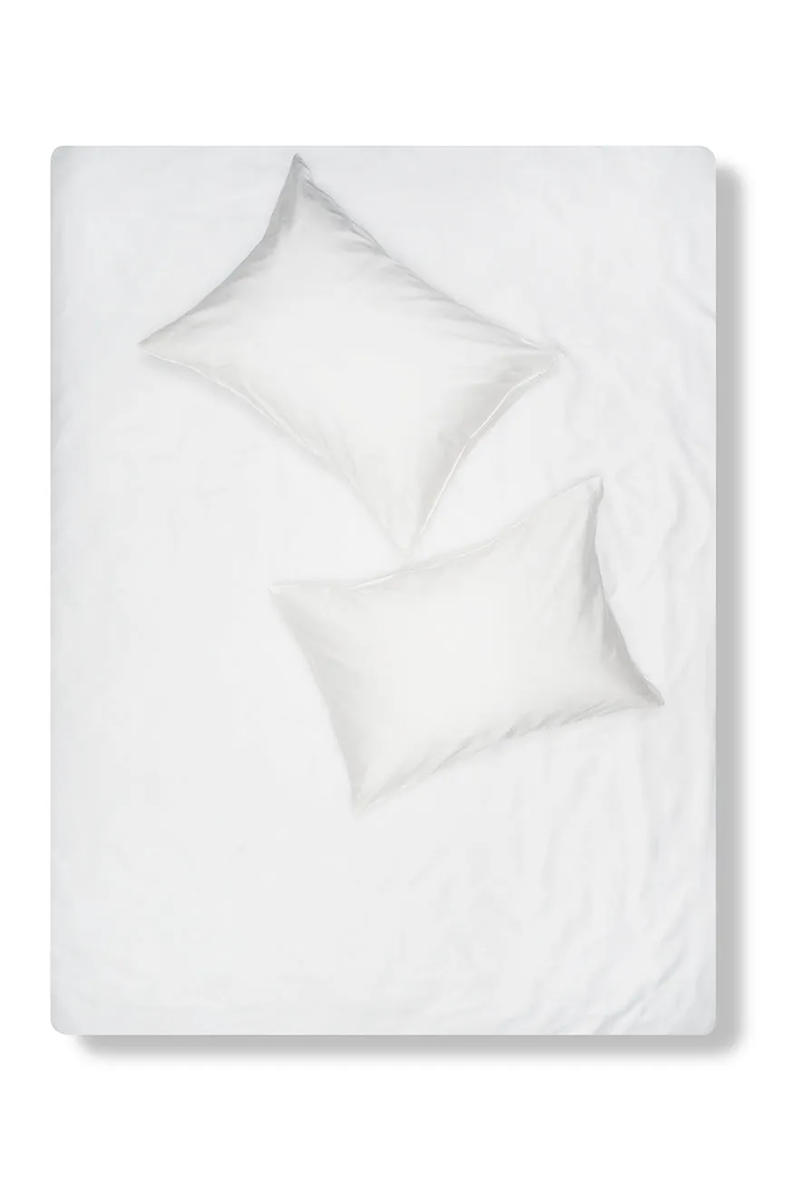 Egyptian Cotton Sateen Bedding in White Color