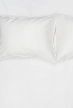 Egyptian Cotton Sateen Bedding in White Color