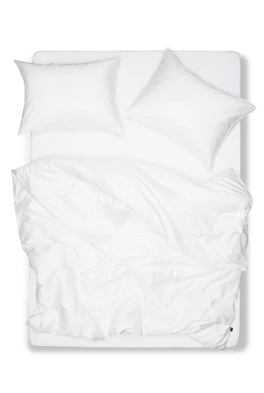 Egyptian Cotton Sateen Bedding in White Color