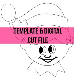 Elf on Shelf Template & Digital Cut File