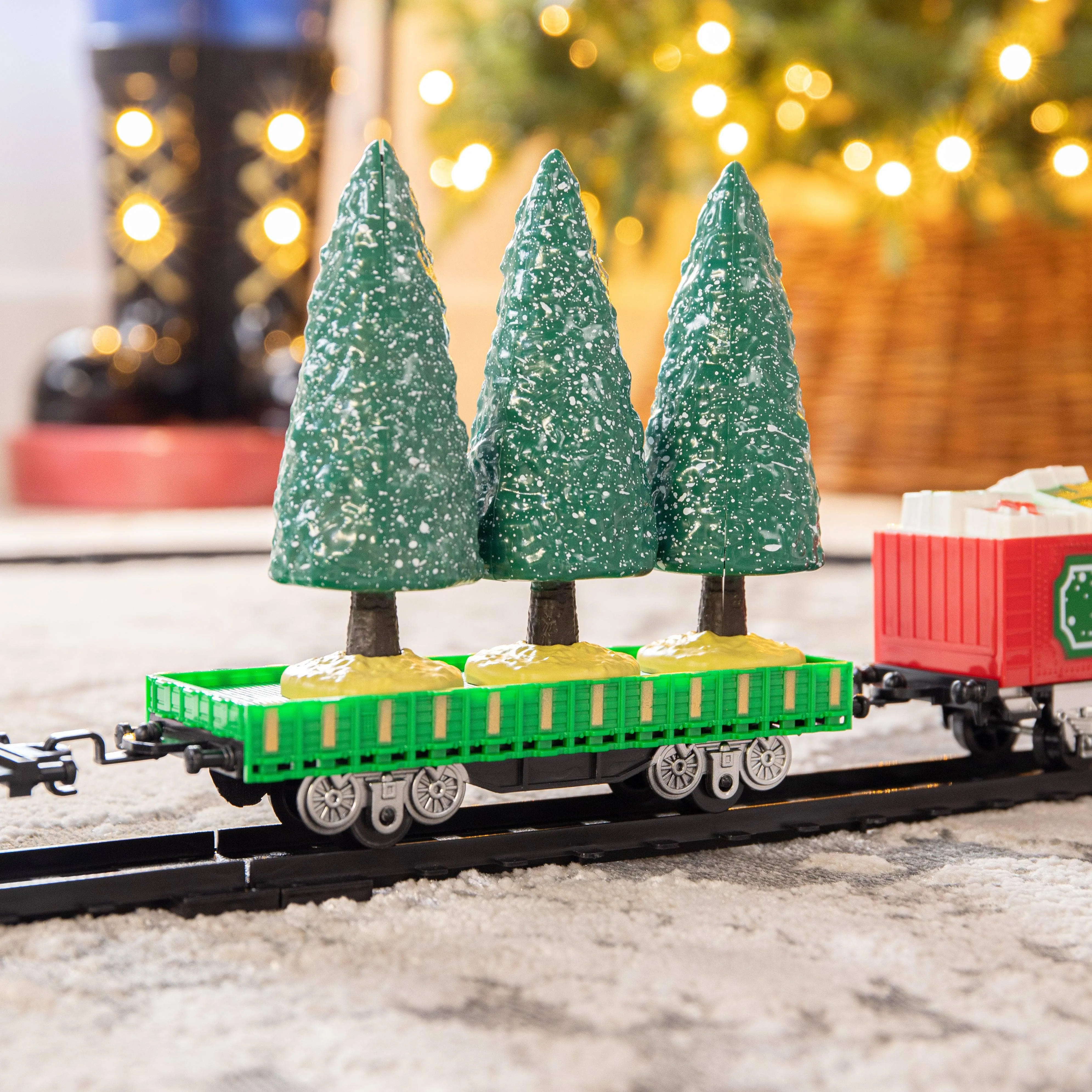 Elf Train Set With Lights and Music