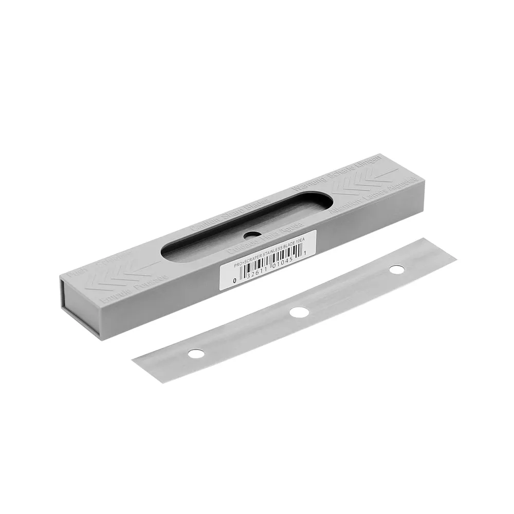 Ettore Pro  Stainless Scraper Blades 6in/15cm