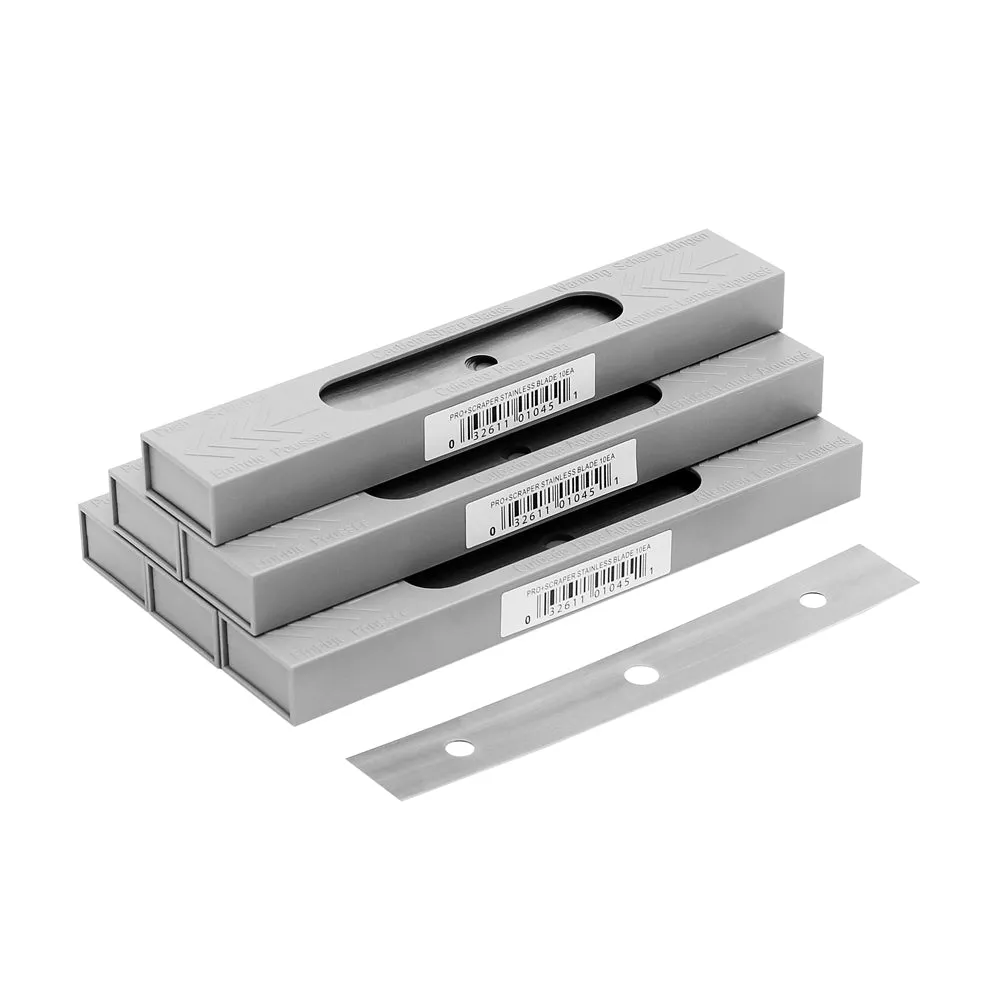 Ettore Pro  Stainless Scraper Blades 6in/15cm