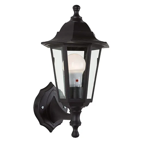 Eurolux O303B Lantern Plastic 6 Panel Up Facing Black