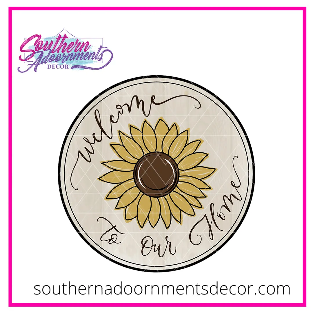 Farmhouse Sunflower Template & Digital Cut File