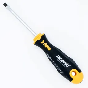 Felo 53121 Slotted 5/32" (4mm) x 3" (75mm) Flat Blade Ergonic Screwdriver w/Hex Shaft