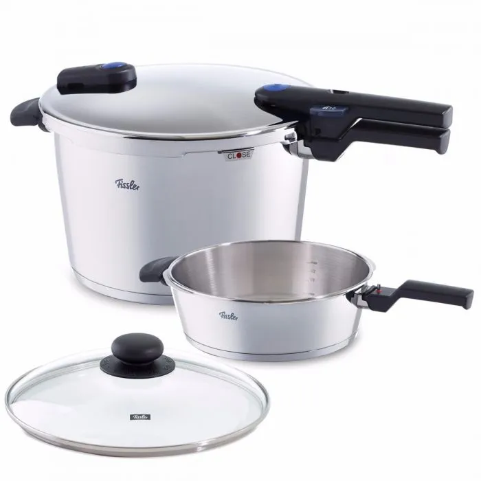 Fissler Vitaquick Pressure 6-Piece Cooker Set