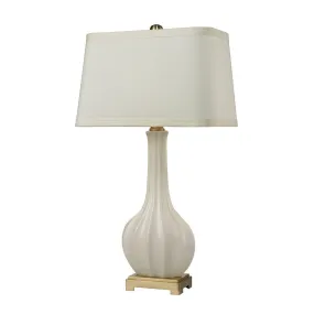 Fluted Ceramic Table Lamp