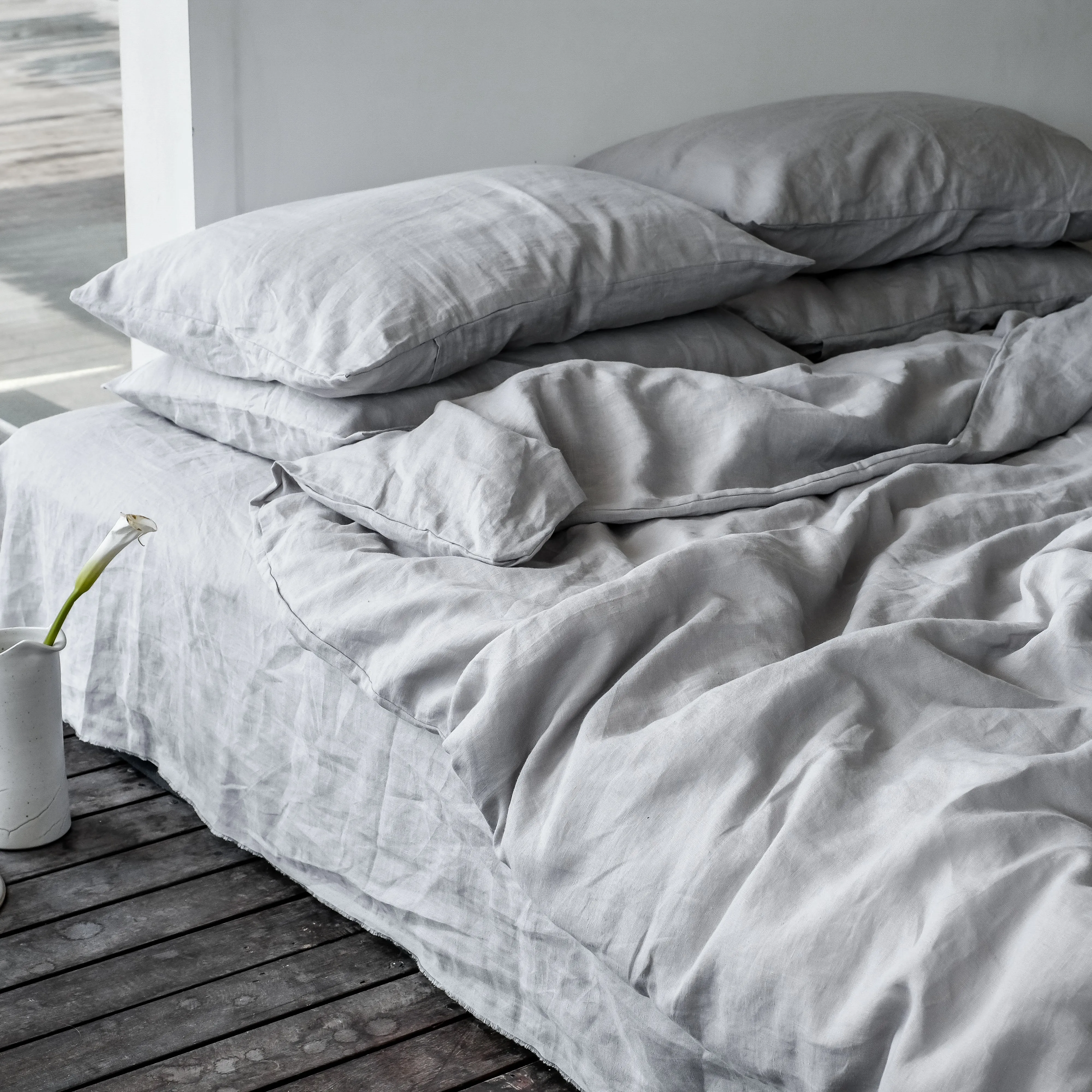 Fog Linen Bedding Set (4 pcs)