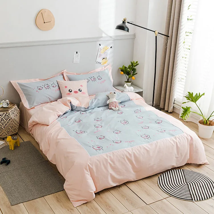 Four sets of children's bedding