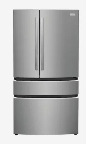 Frigidaire Gallery 27.2-cu ft 4-Door French Door Refrigerator with Ice Maker (Fingerprint Resistant Stainless Steel) ENERGY STAR