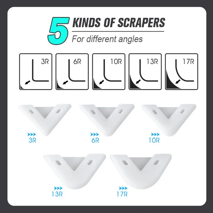 Glass Glue Angle Scraper