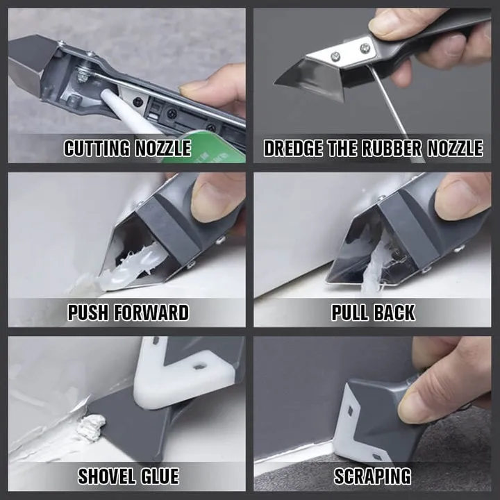 Glass Glue Angle Scraper