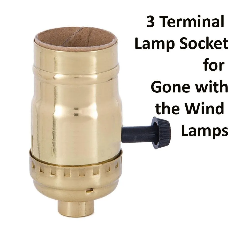 Gone with the Wind Lamp Sockets