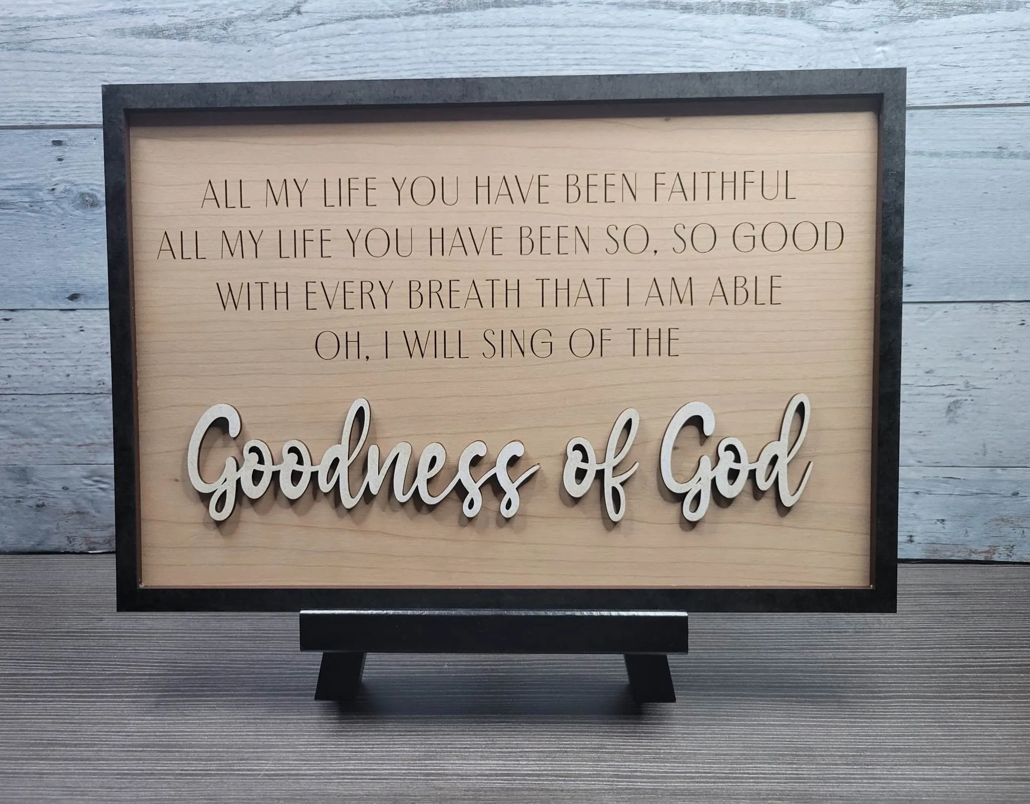 Goodness of God SVG Laser File Glowforge