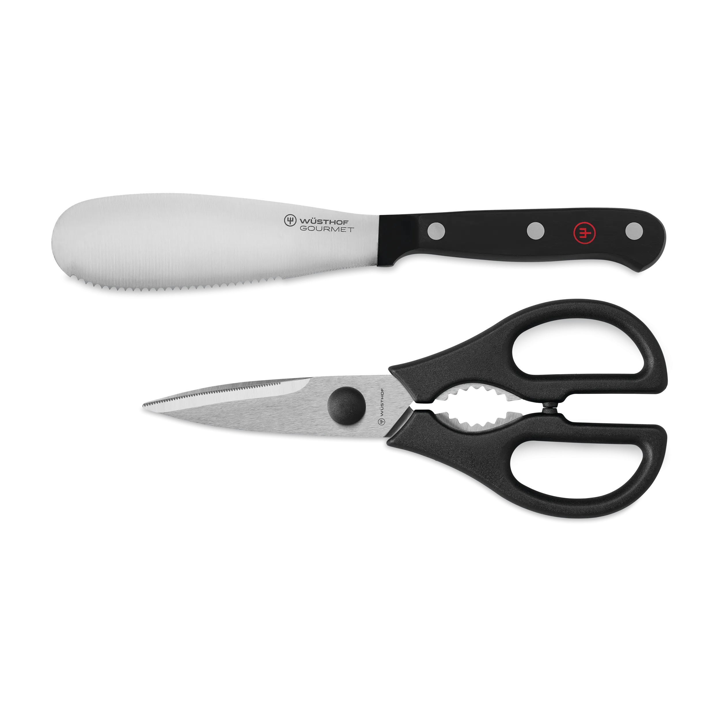 Gourmet 2-Piece Spreader and Shears Set