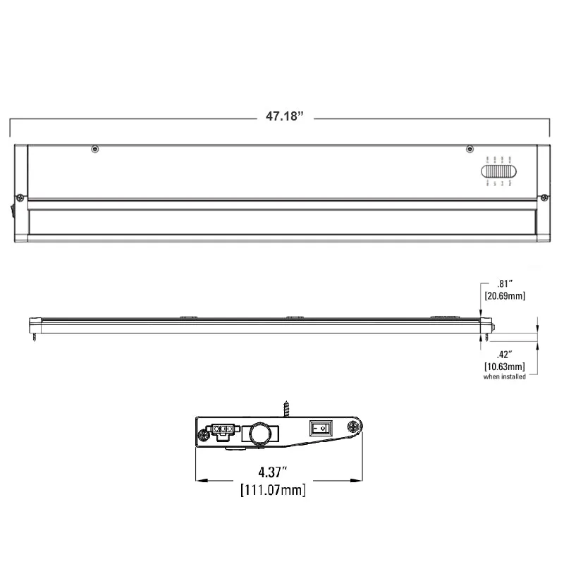 Halo HU30M 48" LED Modular High Performance Under Cabinet