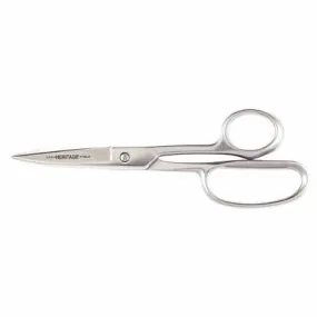 Heritage Cutlery 758LR 9'' Straight Stainless Trimmer / Large Ring