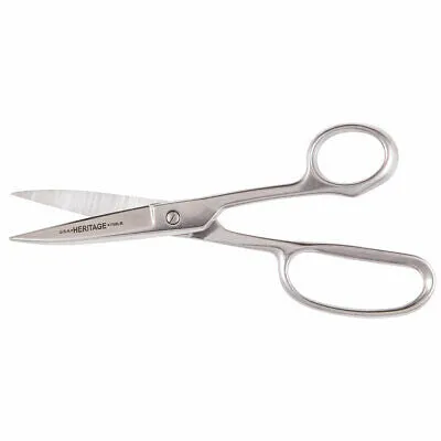 Heritage Cutlery 758LR 9'' Straight Stainless Trimmer / Large Ring