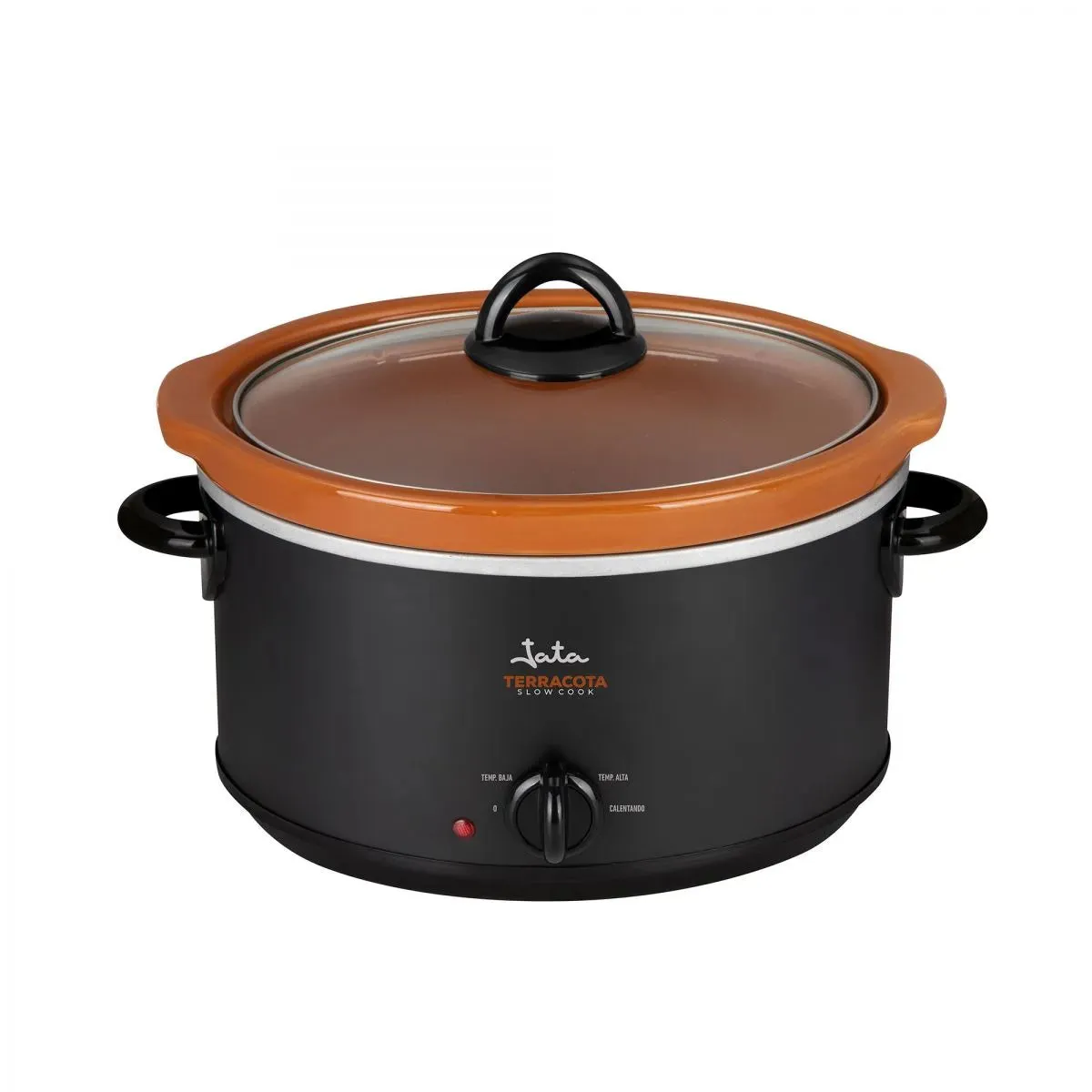 Jata Slow Cooker 3.5L Oval Ceramic Teracotta 180W Oval Ceramic Bowl Jeol2135