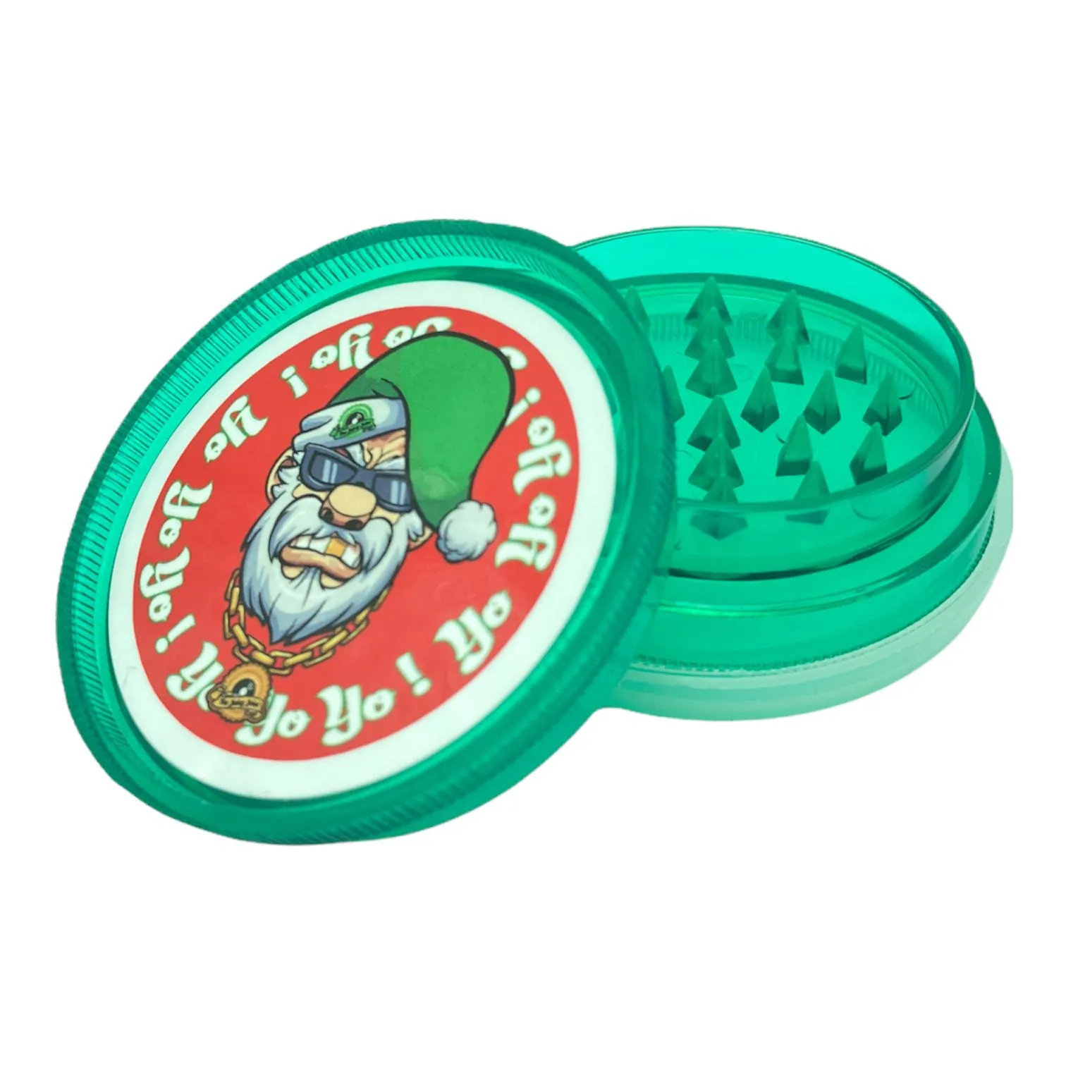 Juicy Joint - 60mm Acrylic Grinder - 3 Part with Stash