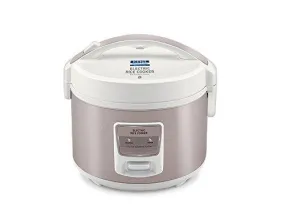 KENT Electric Rice Cooker 3-litres 860-Watt (White and Reddish Grey)