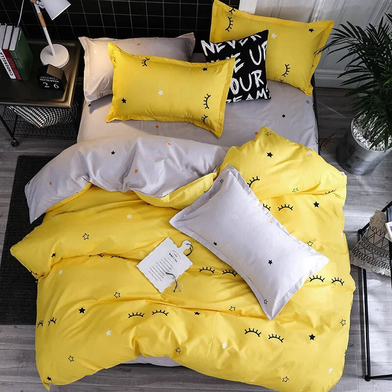 Kids Eye Lashes Bedding Set: Cozy Nights