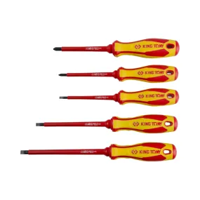 King Tony 30605MR Insulated Screwdriver Set - 5 Pieces