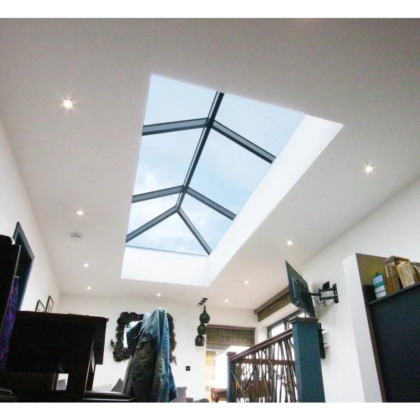 Korniche Aluminium Roof Lantern - CLEAR Glazing 1.2