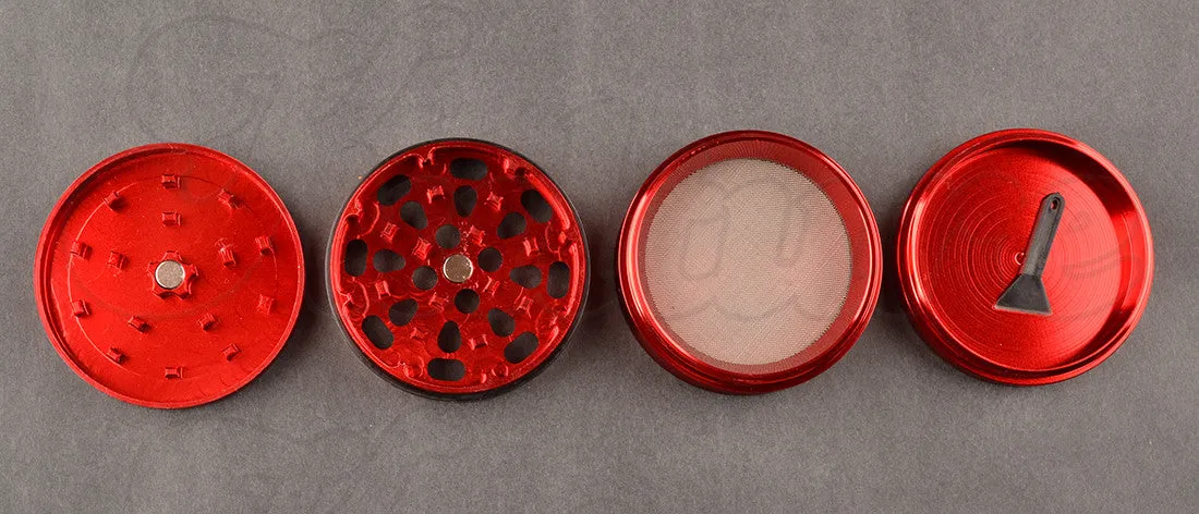 Kulture 55mm Red Multistage 4 Piece Grinder 1