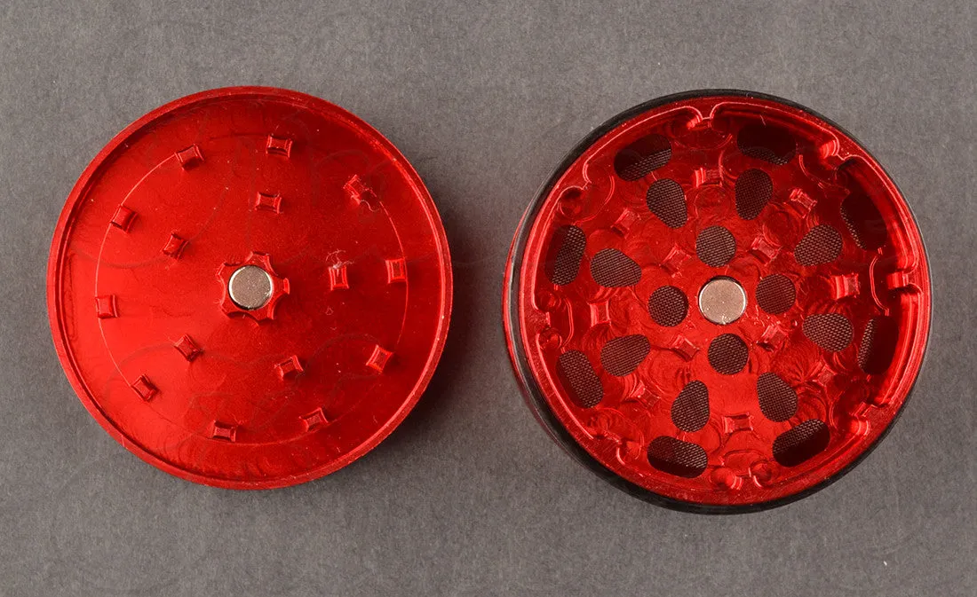 Kulture 55mm Red Multistage 4 Piece Grinder 1