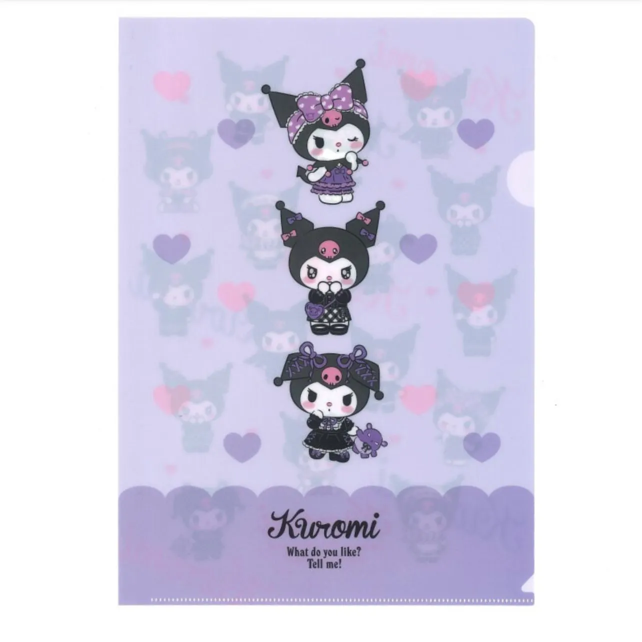 Kuromi A4 File Folder (2022 Japan Exclusive)