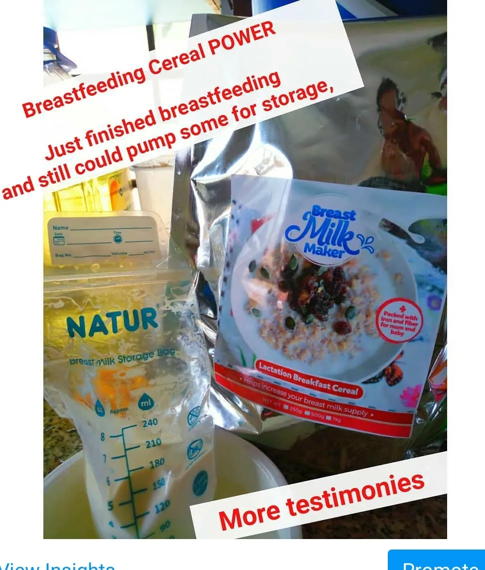 Lactation / Breastfeeding / Nursing Cereal Mix (Dr. Annie Breast Milk Maker / Booster)