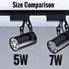 LED 7W Track Light in Black