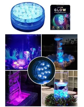 LED Color Changing Submersible light, IP7 - Waterproof LED Light with Multi-mode light