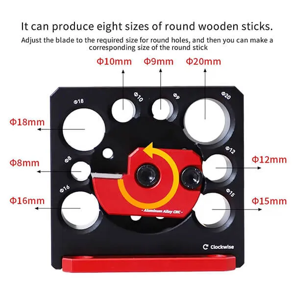 Levoite™ Dowel Making Jig - 8 Hole