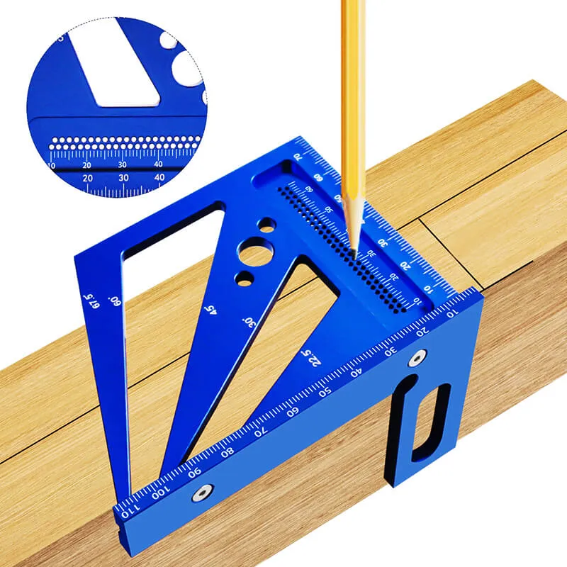 Levoite™ Precision 3D Multi-Marking Angle Square Protractor