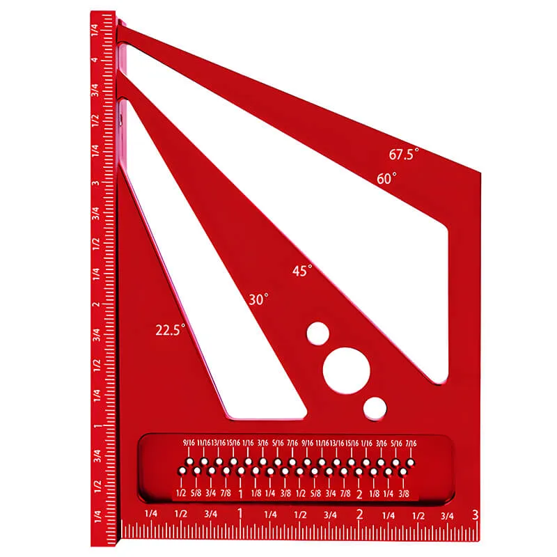 Levoite™ Precision 3D Multi-Marking Angle Square Protractor