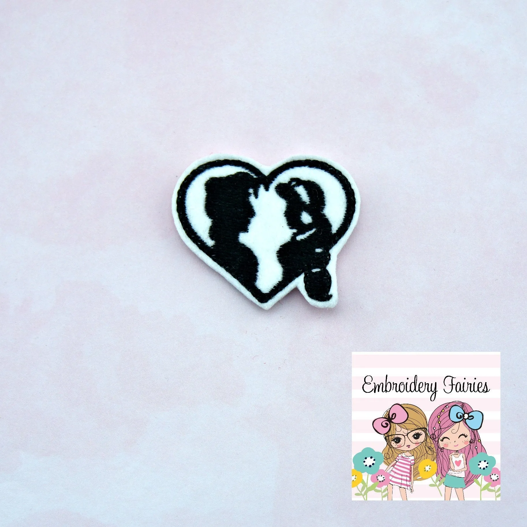 Magical Love Feltie Design - Jasmine Feltie - Feltie Download - Planner Clip Design - Feltie Design - ITH Design - Feltie Pattern - Feltie