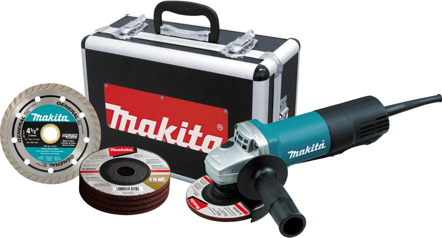 Makita (9557PBX1) 4-1/2" Paddle Switch Cut-Off/Angle Grinder