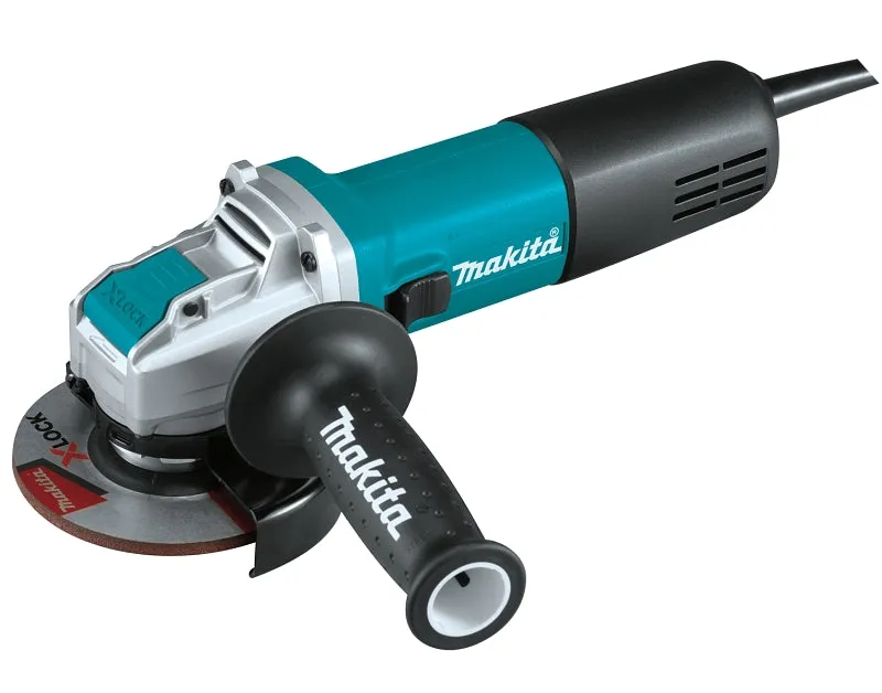 Makita X-LOCK GA4570 Angle Grinder with AC/DC Switch, 7.5 A, 4-1/2 in Dia Wheel, 11,000 rpm Speed :EA: QUANTITY: 1