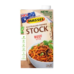 Massel Beef Flavour Liquid Stock, No Garlic, No Onion (1L)