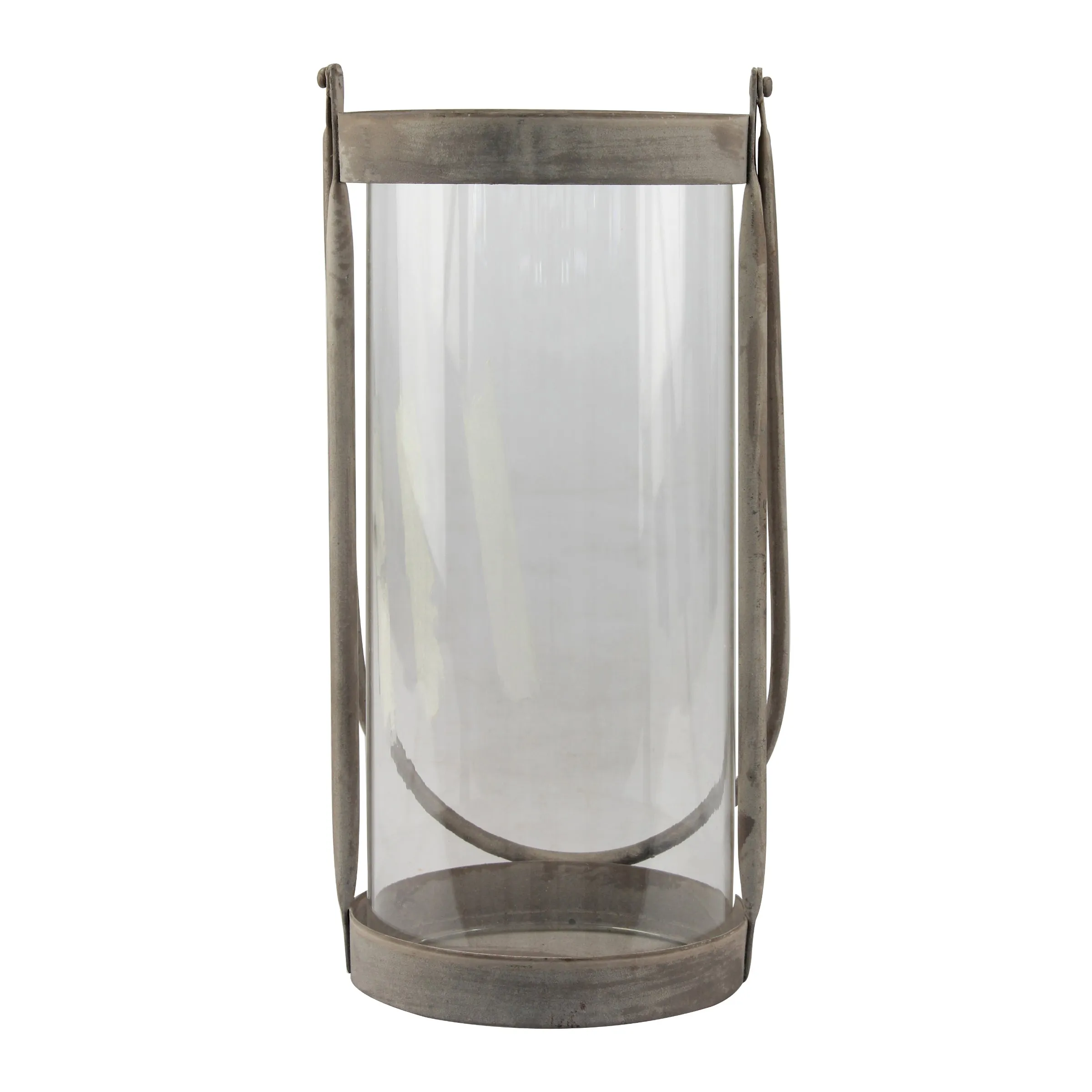 Medium Rustic Metal Hurricane Lantern