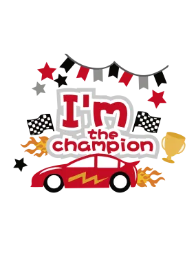 【MEMBER ONLY】HTVRONT Free SVG File for Download - I'm the champion