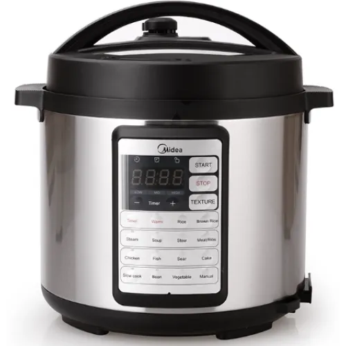 Midea Electric Pressure Cooker Rice Soup Slow Cook Timer MY-CS6019WP